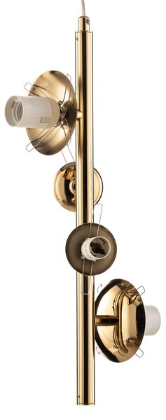 Lampa wisząca Dione ALDEX, możliwość ściemniania, mosiężny / złoty, salon / jadalnia, szkło, nowoczesny