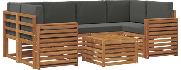 Zestaw mebli ogrodowych z litego drewna akacjowego - nowoczesny i elegancki design