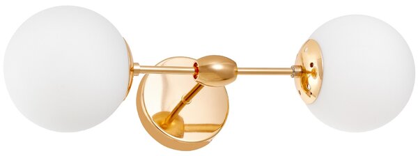 LAMPA ŚCIENNA KINKIET LOFTOWY ZŁOTY ZODIAK W2