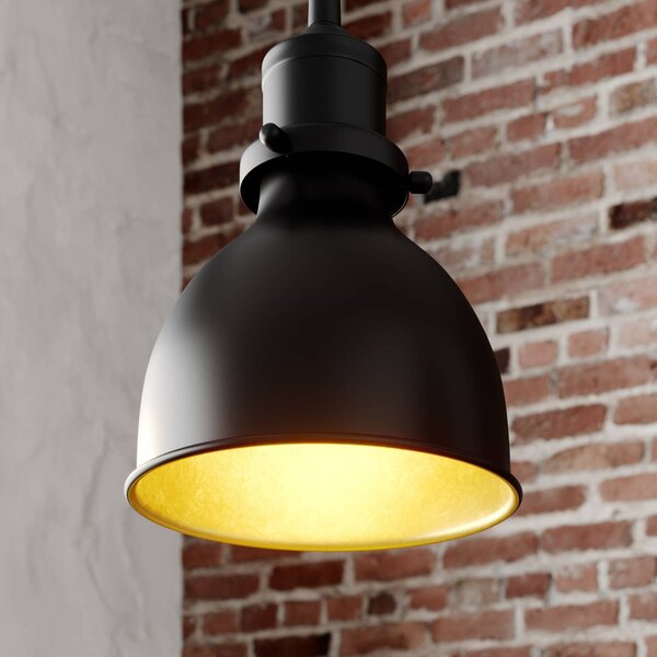 Lampa wisząca Jasminka Lindby, możliwość ściemniania, czarny, kuchnia, metal, industrialny