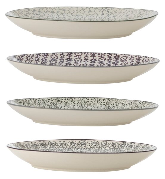 Zestaw 4 kamionkowych talerzy Bloomingville Karine, ø 25 cm