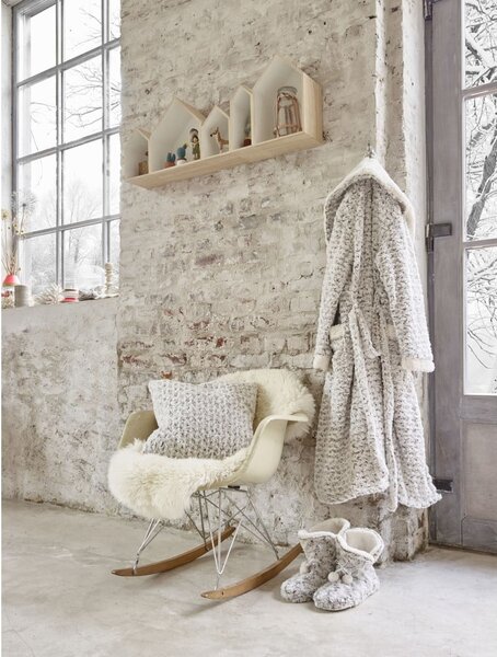 Biała sztuczna skóra Tiseco Home Studio Sheepskin, 80x150 cm