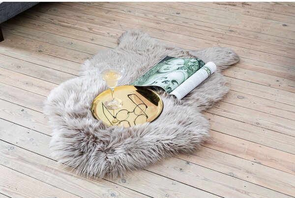 Beżowa sztuczna skóra Tiseco Home Studio Sheepskin, 80x150 cm