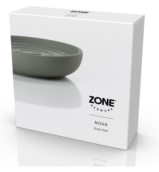 Zielona porcelanowa mydelniczka Nova – Zone