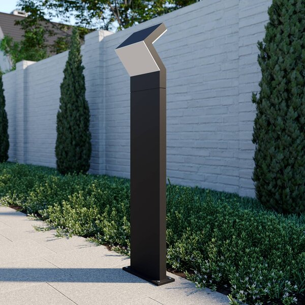 Słupek oświetleniowy LED Havin Arcchio, czarny, aluminium, nowoczesny