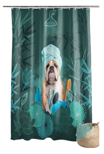Zasłona prysznicowa 180x200 cm Doggy zen – douceur d'intérieur