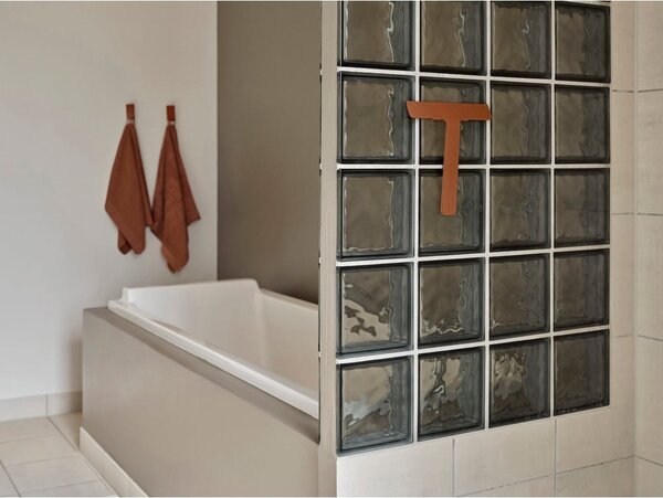 Pomarańczowobrązowy bawełniany ręcznik 50x100 cm Terracotta – Zone