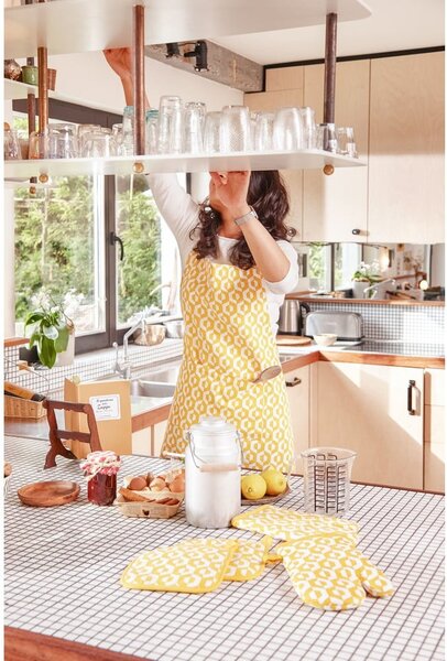 Bawełniane rękawice kuchenne zestaw 2 szt. Geo – Tiseco Home Studio