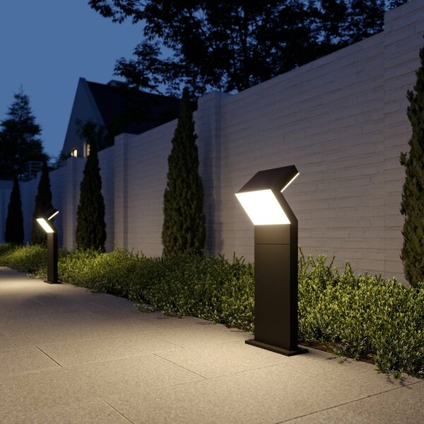 Lampa ogrodowa stojąca Havin Arcchio, czarny, aluminium, nowoczesny