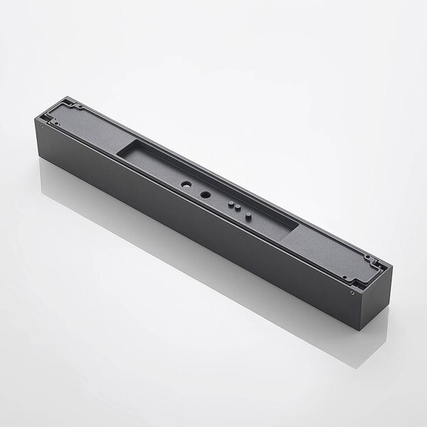 Kinkiet zewnętrzny LED Lengo Arcchio, czarny, aluminium, nowoczesny