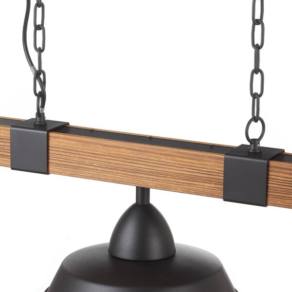 EGLO Lampa wisząca Oldbury, możliwość ściemniania, czarny, salon / jadalnia, metal, dworkowy / rustykalny