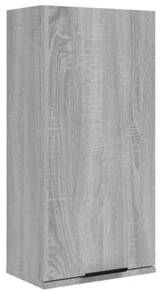 Wisząca szafka łazienkowa, szary dąb sonoma, 32x20x67 cm