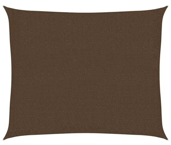 Żagiel przeciwsłoneczny, 160 g/m², brązowy, 2,5x3 m, hdpe