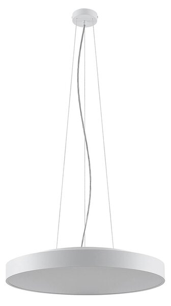 Lampa wisząca Vanida Arcchio, możliwość ściemniania, biały / opal, kuchnia, aluminium, nowoczesny