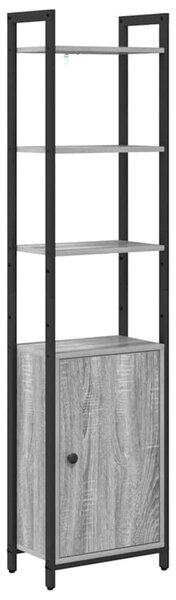 Szafka na książki szary sonoma 40 x 24 x 161 cm