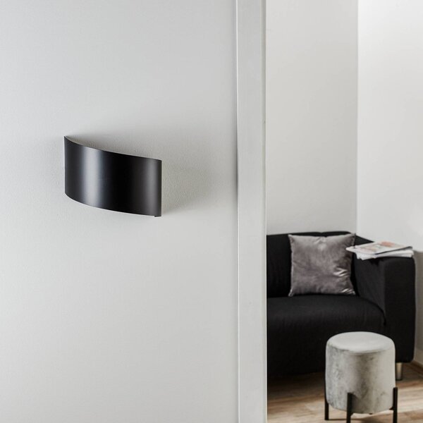 Kinkiet Vero EMIBIG LIGHTING, możliwość ściemniania, czarny, salon / jadalnia, metal, nowoczesny