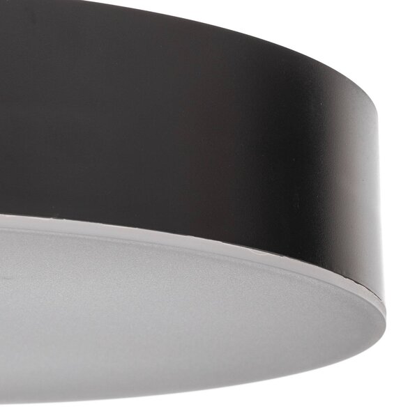 Lampa sufitowa zewnętrzna LED Lahja, antracyt, czujnik, IP65 Lahja Lindby, czarny, tworzywo sztuczne, nowoczesny