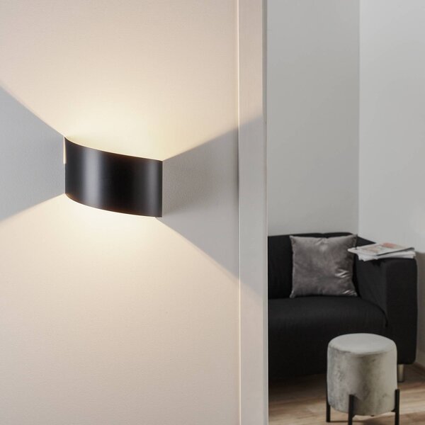 Kinkiet Vero EMIBIG LIGHTING, możliwość ściemniania, czarny, salon / jadalnia, metal, nowoczesny