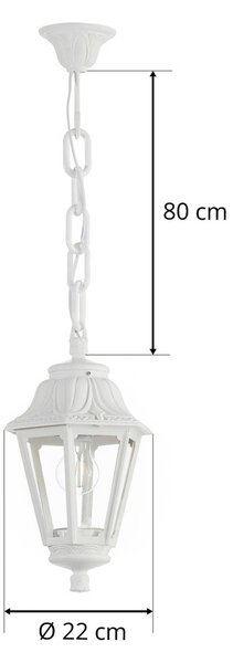 Fumagalli Lampa wisząca LED Sichem Anna 6W 2 700 K biała