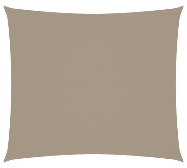 Prostokątny żagiel ogrodowy, tkanina oxford, 2,5x3 m, taupe