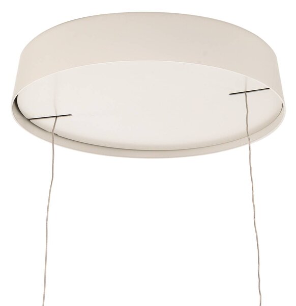 Luceplan Lampa wisząca Illan, możliwość ściemniania, jasne drewno, salon / jadalnia, drewno, design
