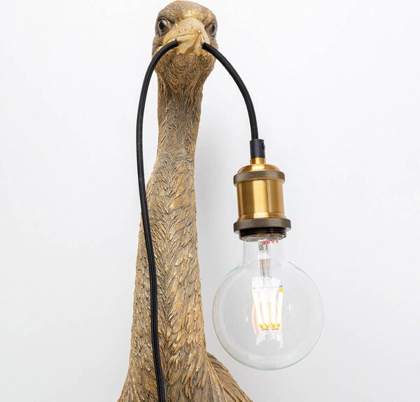 KARE Kinkiet Animal Heron, mosiężny / złoty, salon / jadalnia, tworzywo sztuczne