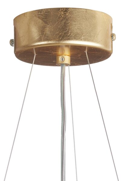 Marchetti Lampa wisząca designerska PURA, możliwość ściemniania, mosiężny / złoty, salon / jadalnia, metal, design