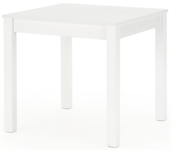 Biały kwadratowy stół kuchenny 80x80 cm - Bozi