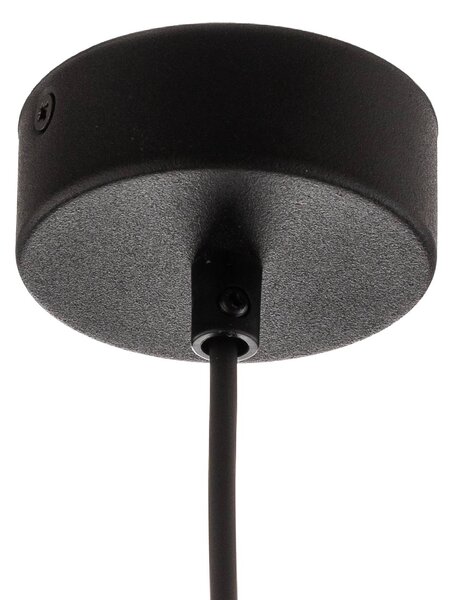 Lampa wisząca szklana Marco Green TK Lighting, możliwość ściemniania, brązowy / rdzawy, salon / jadalnia, szkło, nowoczesny