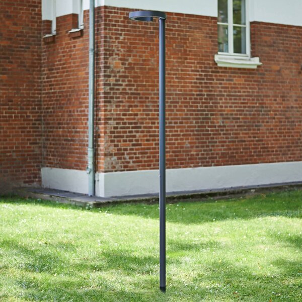 Lampa zewnętrzna LED Jannis Lucande, antracyt, metal, 200cm JANNIS Lucande, czarny, aluminium, nowoczesny