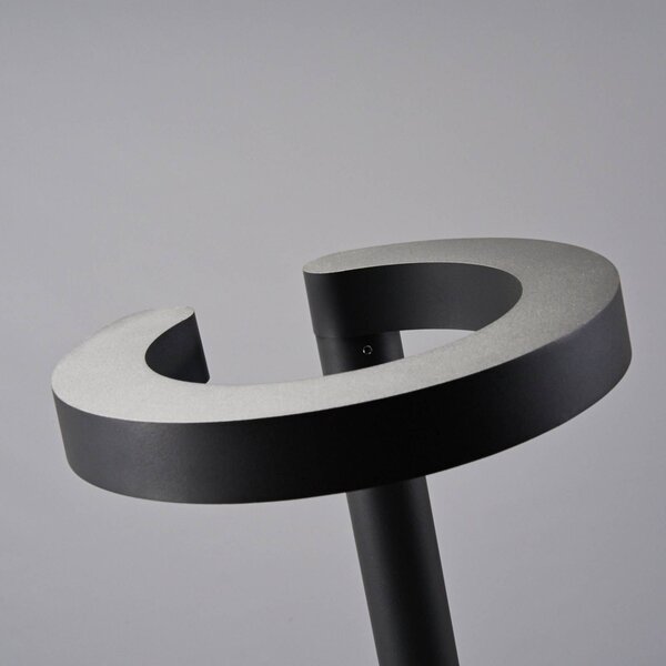 Lampa zewnętrzna LED Jannis Lucande, antracyt, metal, 200cm JANNIS Lucande, czarny, aluminium, nowoczesny