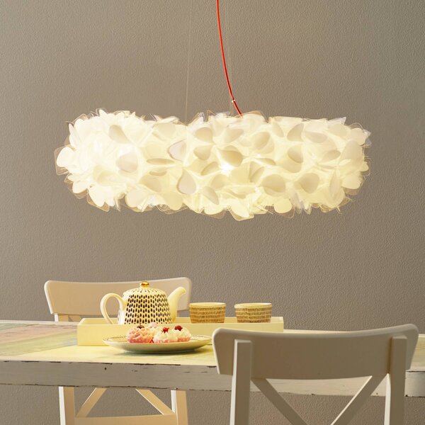 Slamp Lampa wisząca designerska Clizia Mama Non Mama, możliwość ściemniania, biały / opal, salon / jadalnia, tworzywo sztuczne, design