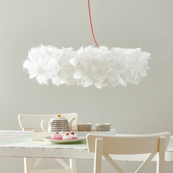 Slamp Lampa wisząca designerska Clizia Mama Non Mama, możliwość ściemniania, biały / opal, salon / jadalnia, tworzywo sztuczne, design