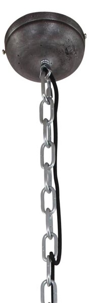 Steinhauer Lampa wisząca Bikkel XXL, możliwość ściemniania, aluminiowy / szary / cynkowy, salon / jadalnia, metal, industrialny