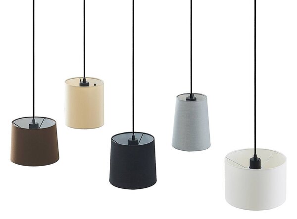 Lampa wisząca Amilia Lindby, możliwość ściemniania, jasne drewno, salon / jadalnia, drewno, nowoczesny