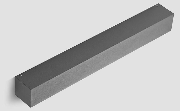 Kinkiet zewnętrzny LED Lengo Lucande, czarny, aluminium, nowoczesny