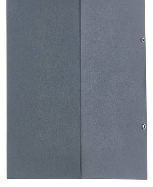Kinkiet zewnętrzny LED Kimian Lucande, czarny, aluminium, nowoczesny