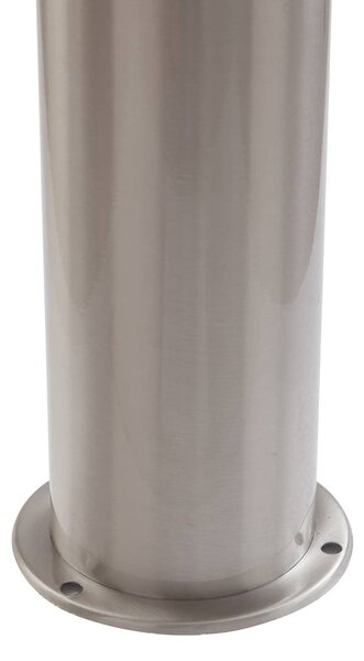Lindby Lampa cokołowa LED Belen, stal szlachetna