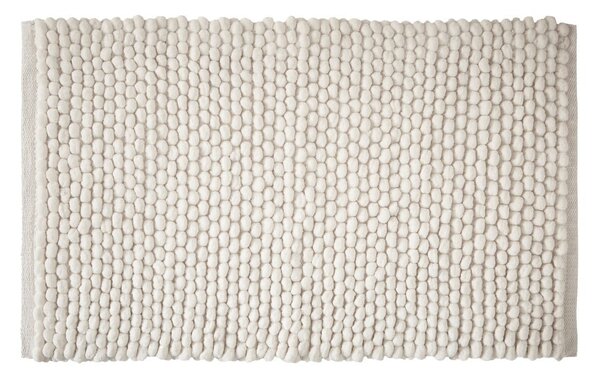 Biały dywanik łazienkowy 50x80 cm Aspen Bobble – Bianca