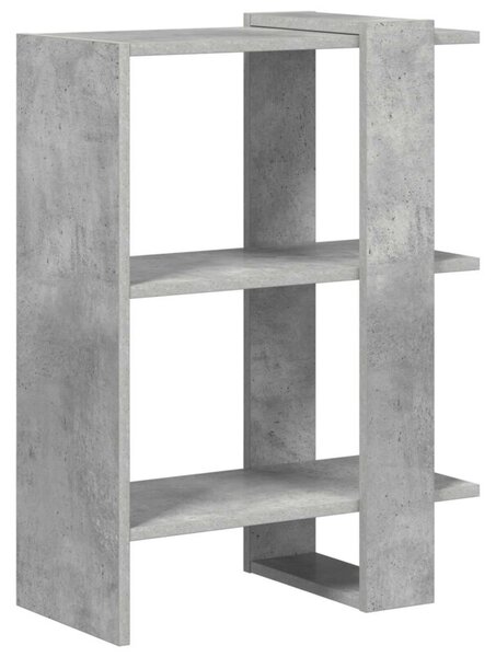 Półka na książki betonowy szary 52 x 25 x 71,5 cm