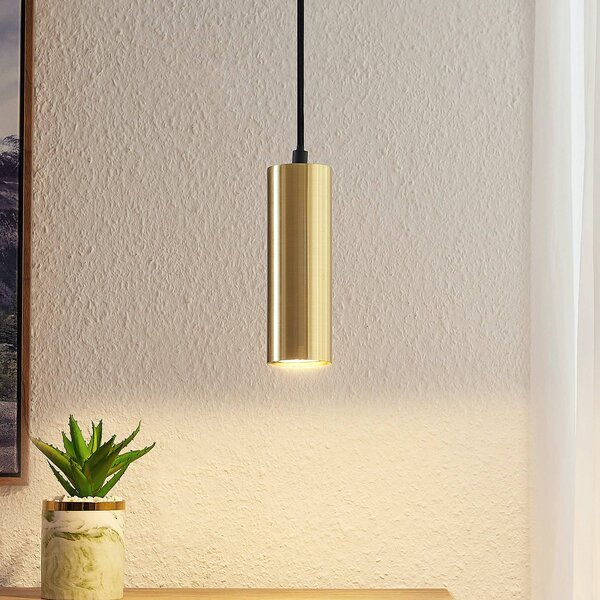 Lampa wisząca Raisan Lindby, możliwość ściemniania, czarny, salon / jadalnia, metal, nowoczesny