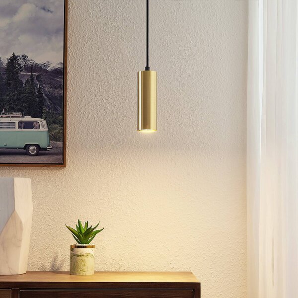 Lampa wisząca Raisan Lindby, możliwość ściemniania, czarny, salon / jadalnia, metal, nowoczesny