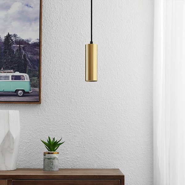 Lampa wisząca Raisan Lindby, możliwość ściemniania, czarny, salon / jadalnia, metal, nowoczesny