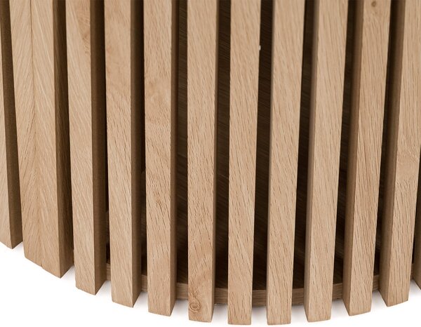 MebleMWM Stół okrągły rozkładany IMPERIAL | 120/160/200 Dąb natural | blat ceramiczny