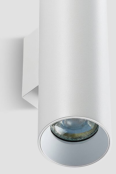 Kinkiet Brinja Arcchio, możliwość ściemniania, biały / opal, przedpokój, aluminium, nowoczesny