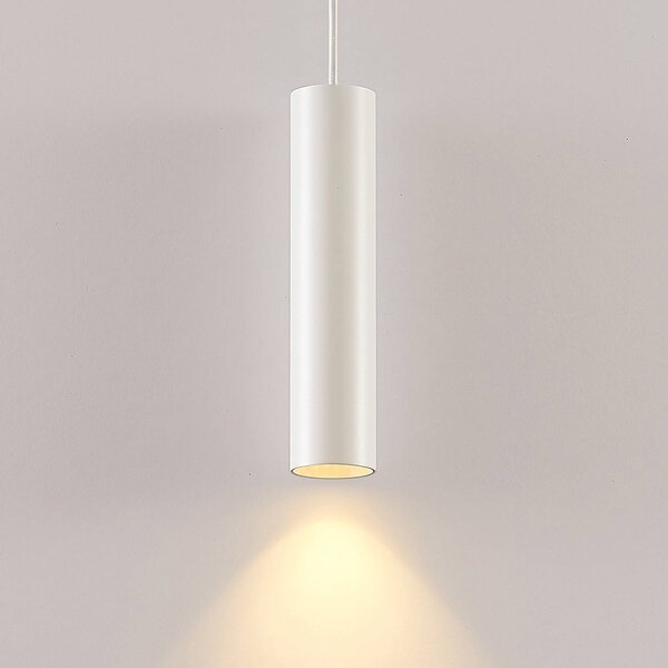 Lampa wisząca Ejona Arcchio, możliwość ściemniania, biały / opal, przedpokój, aluminium, nowoczesny