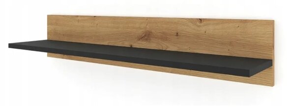 Wisząca półka ścienna na zdjęcia artisan z czarnym | Umeblowana.com