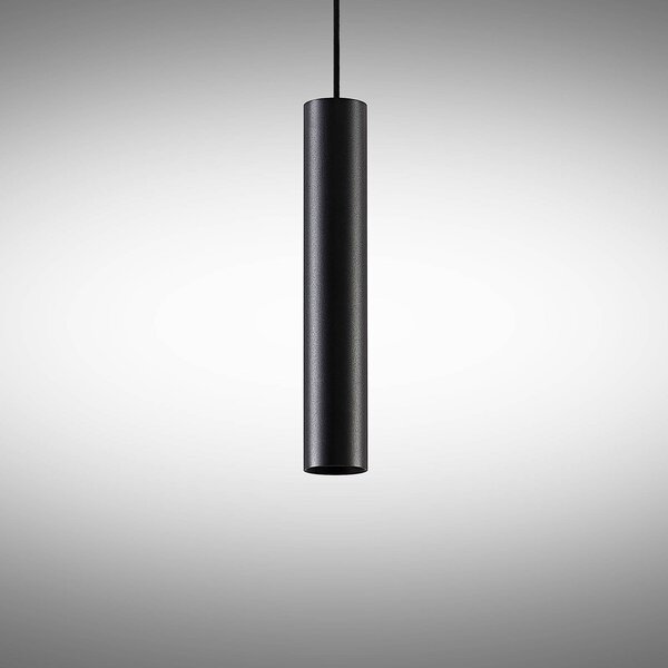 Lampa wisząca Ejona Arcchio, możliwość ściemniania, czarny, przedpokój, aluminium, nowoczesny