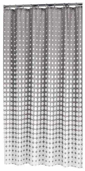 Sealskin Zasłona prysznicowa Speckles,180 cm, oszara, 233601314