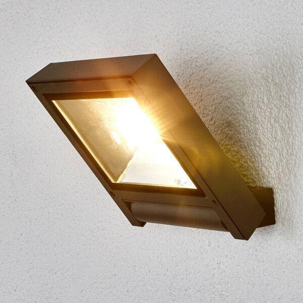 Reflektor zewnętrzny LED Maica, antracytowy, obrotowy, IP65 Maica Lucande, czarny, aluminium, nowoczesny
